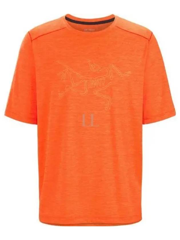 Men's Cormac Logo Short Sleeve T-Shirt Orange - ARC'TERYX - BALAAN 2