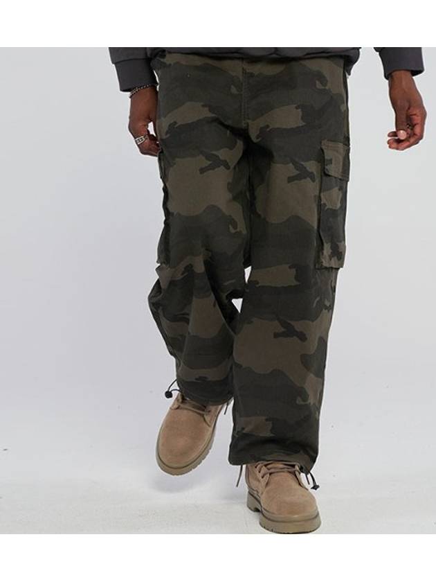 Camo Wide Cargo Pants - TENER - BALAAN 1