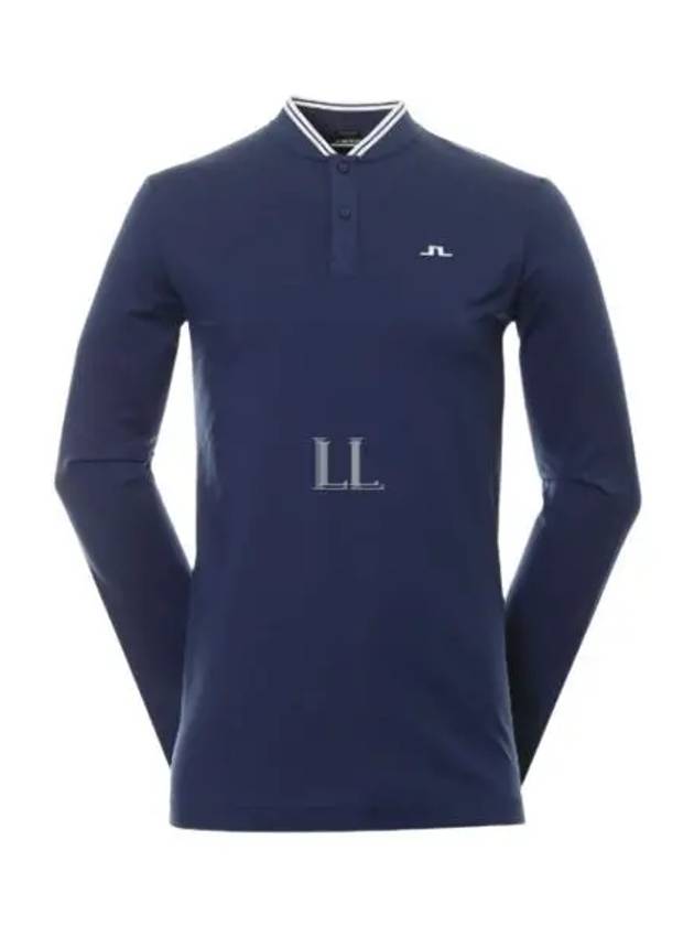 Tyson Golf Collar Long Sleeve T-Shirt Navy - J.LINDEBERG - BALAAN 2