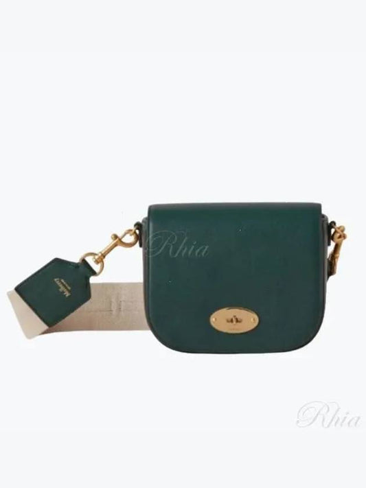 Small Darley Satchel Silky Calf Shoulder Bag Green - MULBERRY - BALAAN 2