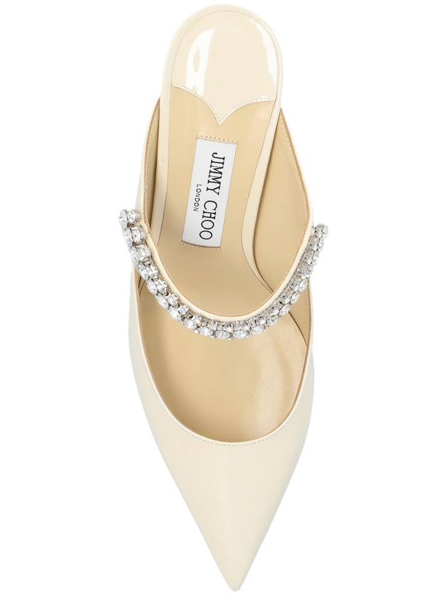 Jimmy Choo ‘Bing’ Leather Mules, Women's, Cream - JIMMY CHOO - BALAAN 6