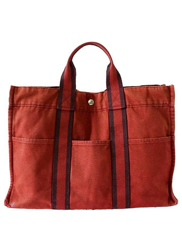 Furuto Red MM Tote Bag - HERMES - BALAAN 1