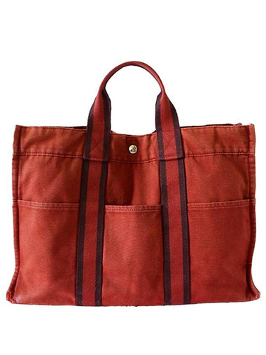 Furuto Red MM Tote Bag - HERMES - BALAAN 1