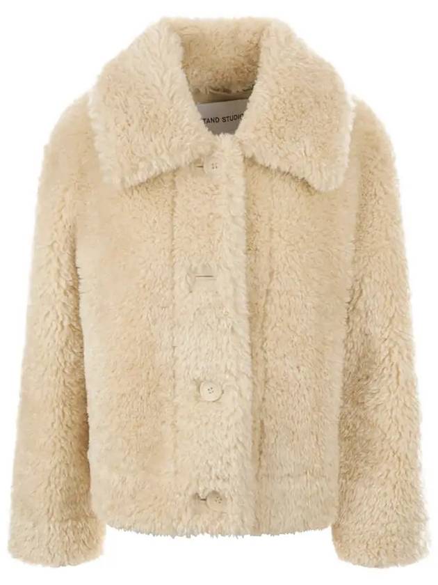 Melina MELINA shearling fur jacket sand 61731 9360 10500 - STAND STUDIO - BALAAN 2