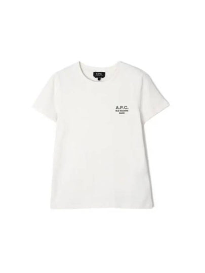 New Denise Logo Short Sleeve T-Shirt White - A.P.C. - BALAAN 2