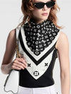 Monogram Infinity Square 90 Scarf Black - LOUIS VUITTON - BALAAN 3