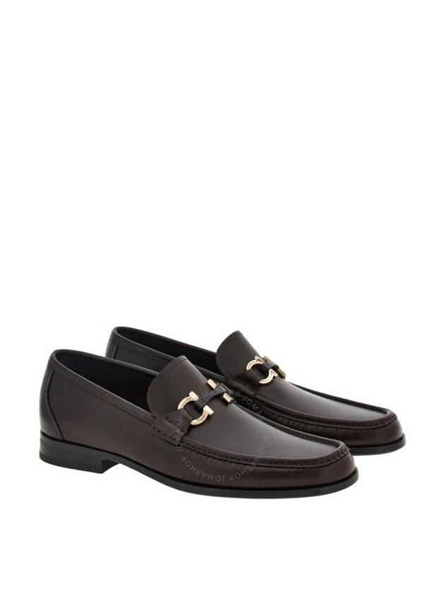 Ferragamo Brown Gancini Ornament Moccasin, Size 5.5 - SALVATORE FERRAGAMO - BALAAN 2