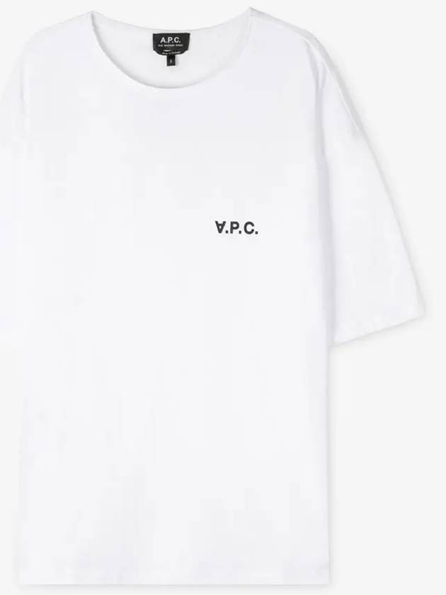 Jeremy Logo Short Sleeve T-shirt White - A.P.C. - BALAAN 3