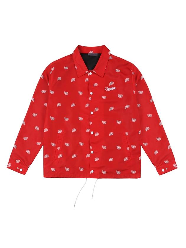 paisley logo coach jacket red - ARCANE FUNK - BALAAN 2