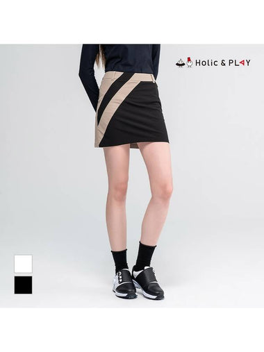 Women s free motion diagonal color scheme culotte HC3WCU001 - HOLIC&PLAY - BALAAN 1