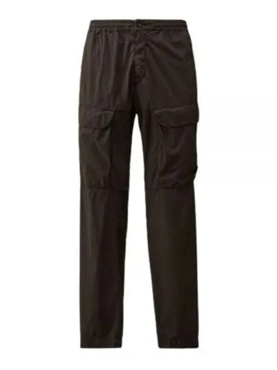 50 Fili Stretch Cargo Straight Pants Black - CP COMPANY - BALAAN 2