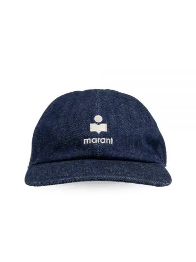 Tomas Embroidered Logo Ball Cap Blue - ISABEL MARANT - BALAAN 2