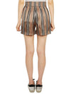 Icon Stripe Shorts Beige - BURBERRY - BALAAN.