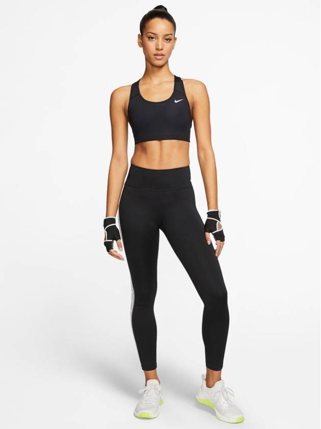 Women's Swoosh Medium Non Padded Sports Bra Black - NIKE - BALAAN 4