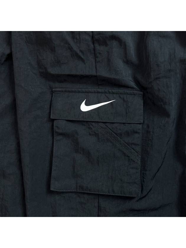 High Rise Woven Cargo Pants Black - NIKE - BALAAN 9