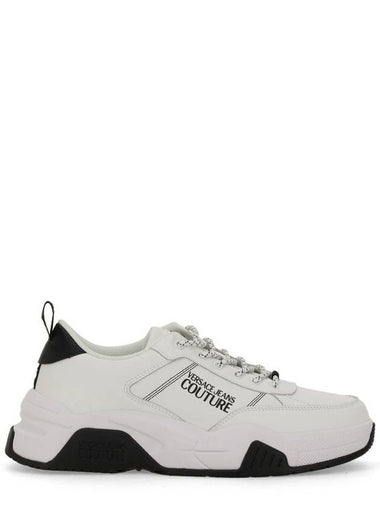 Versace Jeans Couture Sneaker With Logo - VERSACE - BALAAN 1