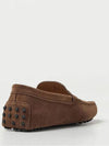 Men's Suede Gommino Driving Shoes Brown - TOD'S - BALAAN 4