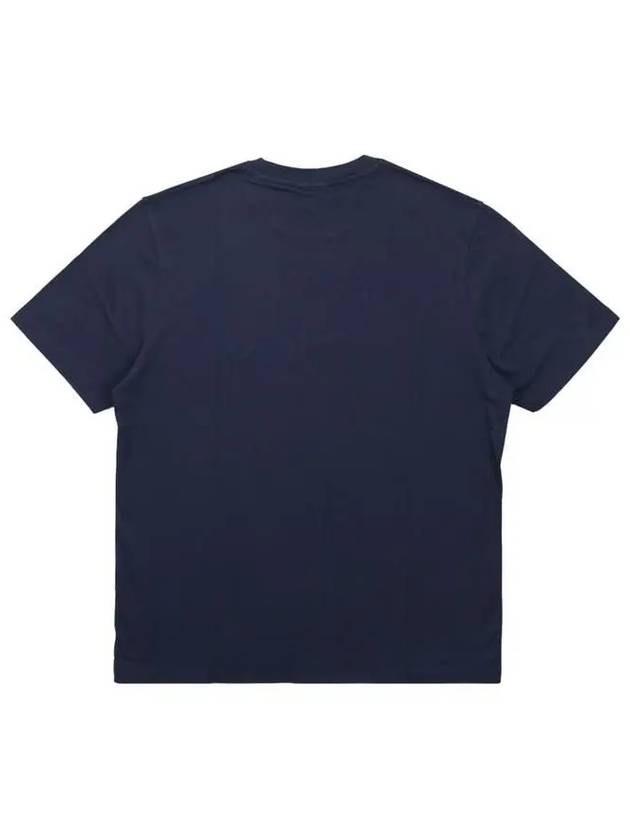 Speedy Fox Patch Comfort Short Sleeve T-Shirt Ink Blue - MAISON KITSUNE - BALAAN 3