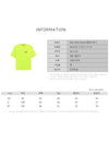 Political Campaign Wave Front Large Short Sleeve T-Shirt Neon Yellow - BALENCIAGA - BALAAN 4