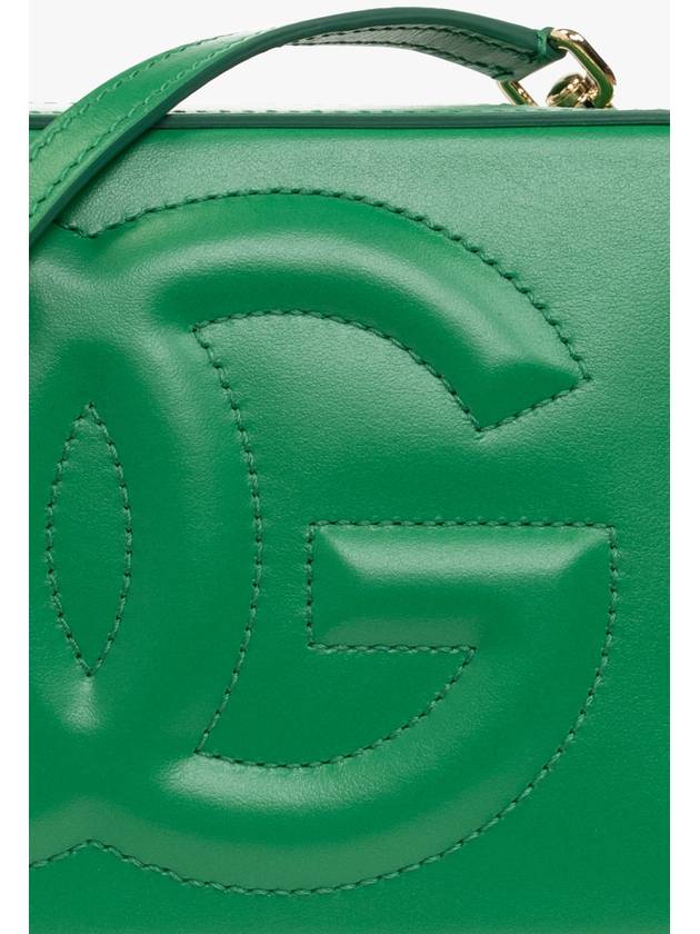 DG Logo Small Calfskin Shoulder Bag Green - DOLCE&GABBANA - BALAAN 7