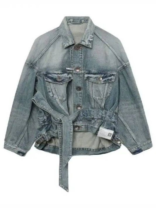 Maison MIHARA YASUHIRO Denim Wrap Jacket - MAISON MIHARA YASUHIRO - BALAAN 1