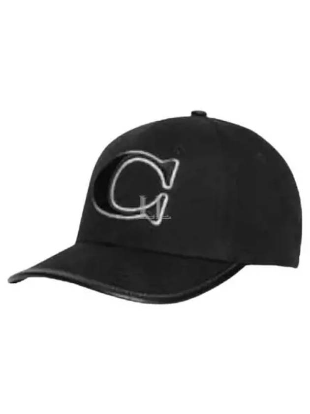 Embroidered Logo Ball Cap Black - COACH - BALAAN 2