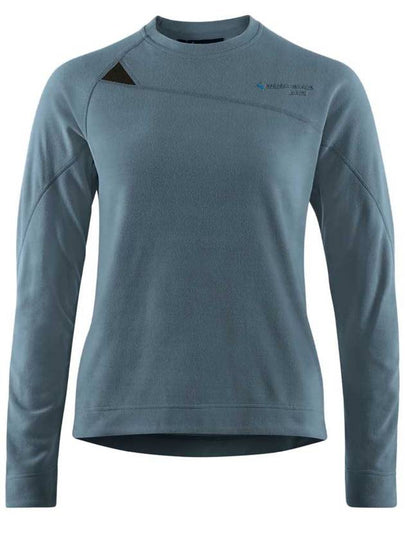 Women's Sigyn Crew Neck Long Sleeve T-Shirt Thistle Blue - KLATTERMUSEN - BALAAN 2