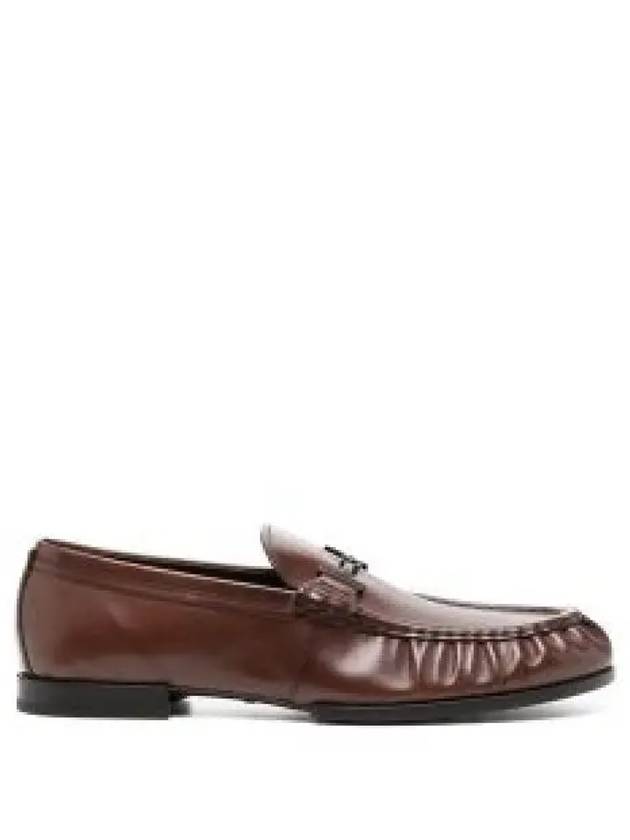 Double T Ring Loafers Brown - TOD'S - BALAAN 2