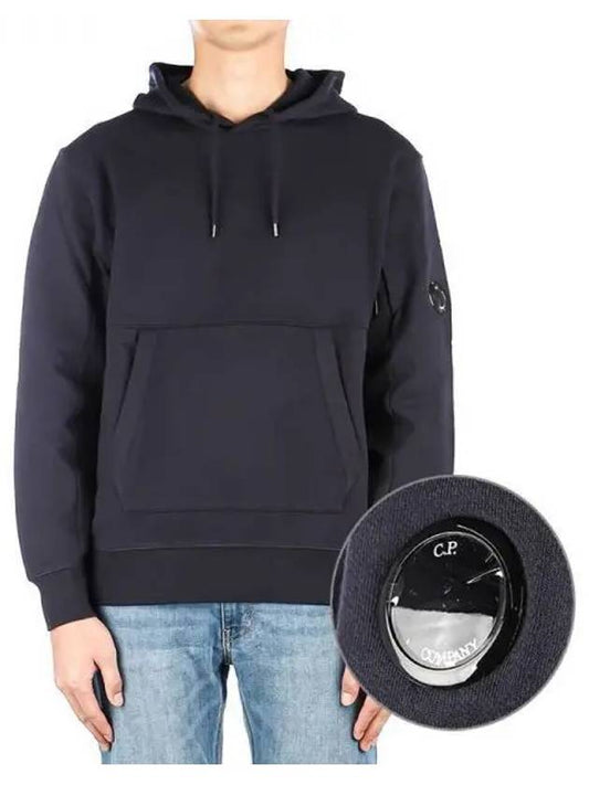 Lens Wappen Hoodie Navy - CP COMPANY - BALAAN 2