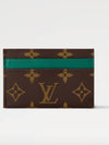 Card Wallet Double Holder Monogram Borneo Green M12839 - LOUIS VUITTON - BALAAN 1