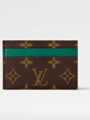 Card Wallet Double Holder Monogram Borneo Green M12839 - LOUIS VUITTON - BALAAN 1