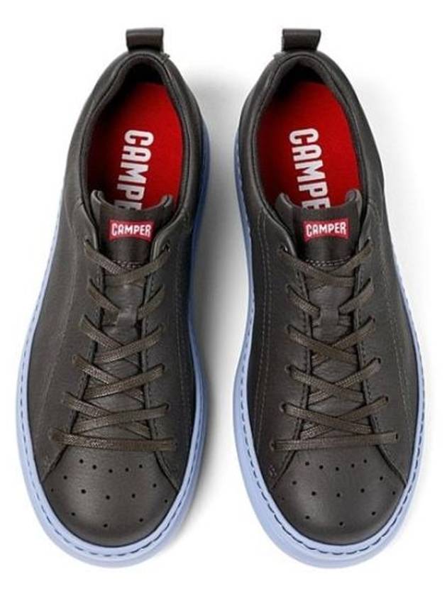 Runner Leather Low Top Sneakers Dark Grey - CAMPER - BALAAN 3