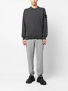 Cotton Fleece Cargo Track Pants Grey - STONE ISLAND - BALAAN 4