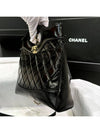 31 Bag Season Bag New Mini Glossy Calfskin Gold Black - CHANEL - BALAAN 5