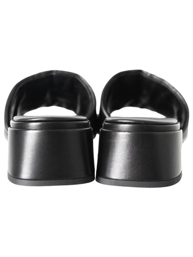 Quilted Nappa Leather Slides Black - PRADA - BALAAN 5