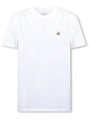 ORB Logo Cotton Short Sleeve T-Shirt White - VIVIENNE WESTWOOD - BALAAN 2