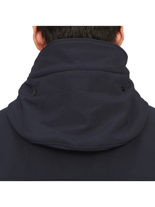 Men's Shell R Drawstring Goggle Hooded Jacket Navy - CP COMPANY - BALAAN 10