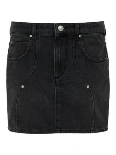 24 VESNA JU0095FB B1H02E 02FK denim skirt - ISABEL MARANT - BALAAN 1