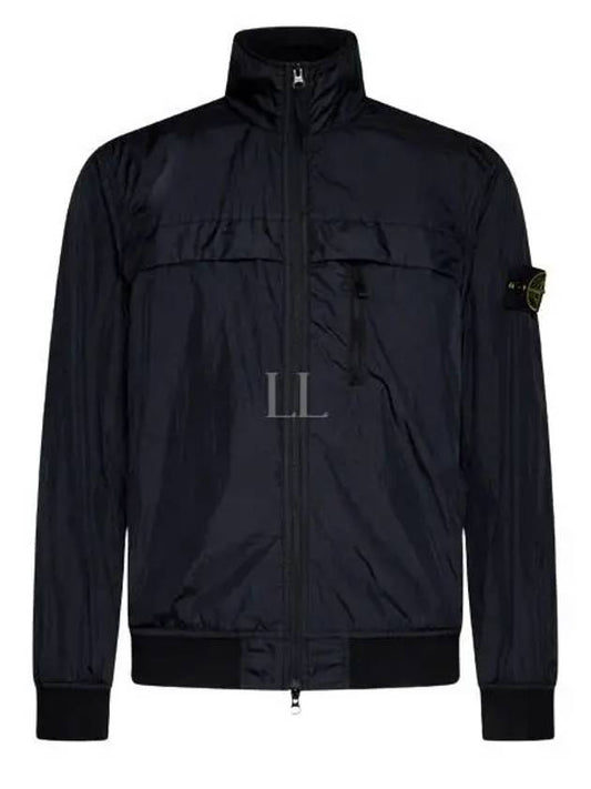 Garment Dyed Crinkle Reps R-Nylon Jacket Blue - STONE ISLAND - BALAAN 2