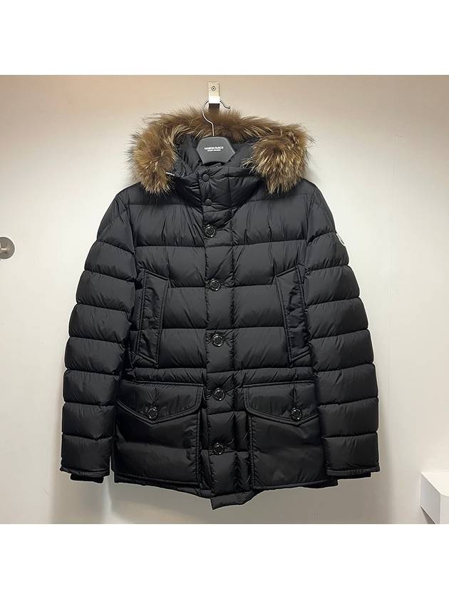 Cluny Hooded Fur Padding Black - MONCLER - BALAAN 3