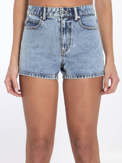 decorated high-rise denim shorts 1WC2244306486 - ALEXANDER WANG - BALAAN 2