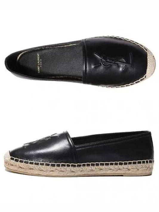 monogram espadrille women s slip ons - SAINT LAURENT - BALAAN 1