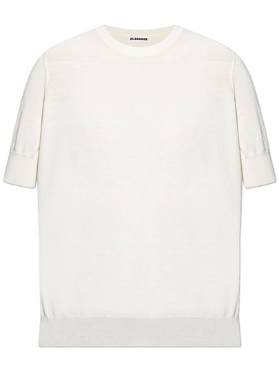 Long Sleeve T-Shirt J02GC0117 J15383 281 WHITE - JIL SANDER - BALAAN 2