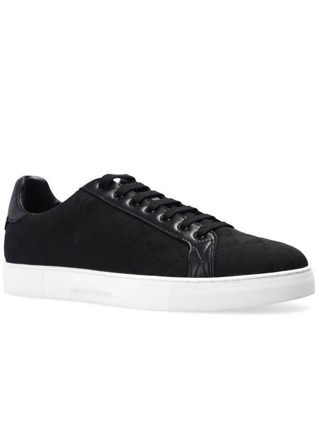 Sneakers X4X316XM741 K001 Black - EMPORIO ARMANI - BALAAN 5