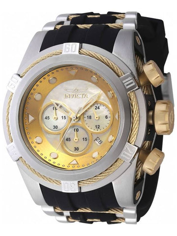 Invicta Bolt GMT Chronograph Gold and Champagne Dial Men's Watch 46468 - INVICTA - BALAAN 1