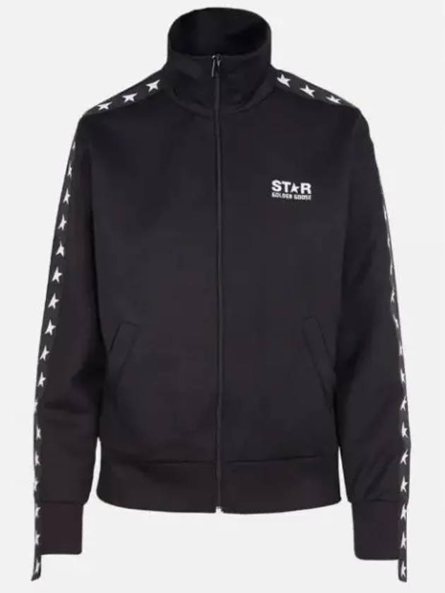 Star Logo Track Jacket Black - GOLDEN GOOSE - BALAAN 2