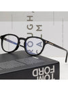 Eyewear Round Horn-rimmed Eyeglasses Black - TOM FORD - BALAAN 3