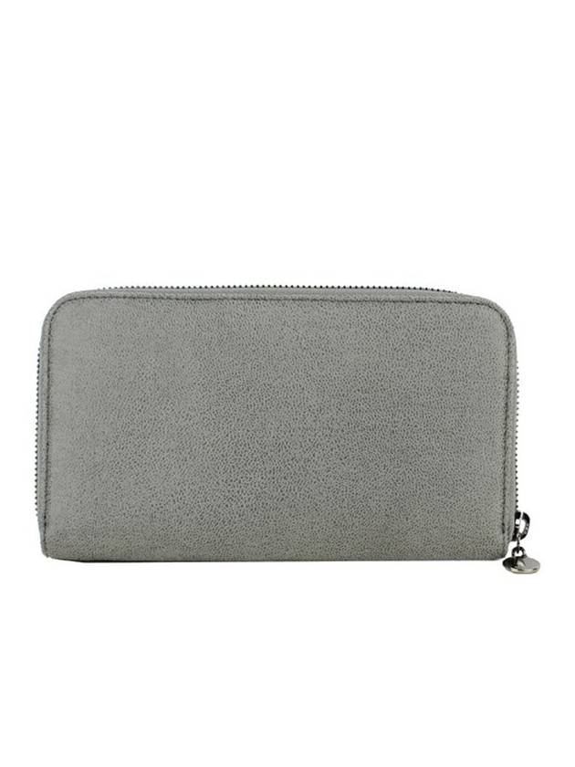 Falabella zipper long wallet gray - STELLA MCCARTNEY - BALAAN 3