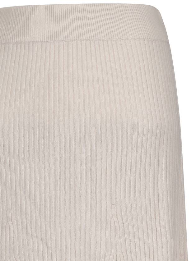 RELAXED CUT WOOL MIDI SKIRT - CALVIN KLEIN - BALAAN 3