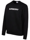 Front Logo Print Sweatshirt Black - BURBERRY - BALAAN 3